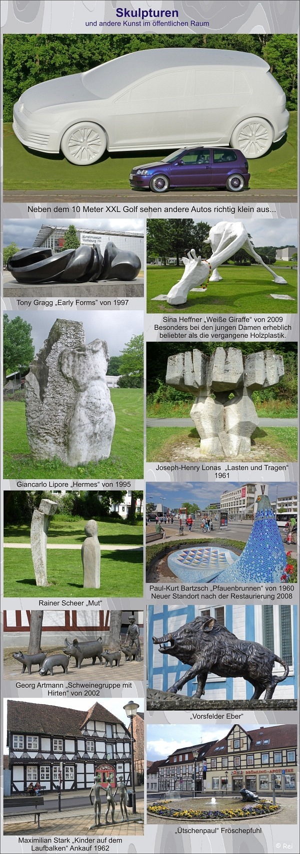 Skulpturen in Wolfsburg