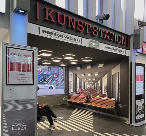 Edding 3000 Kunststation im Hauptbahnhof