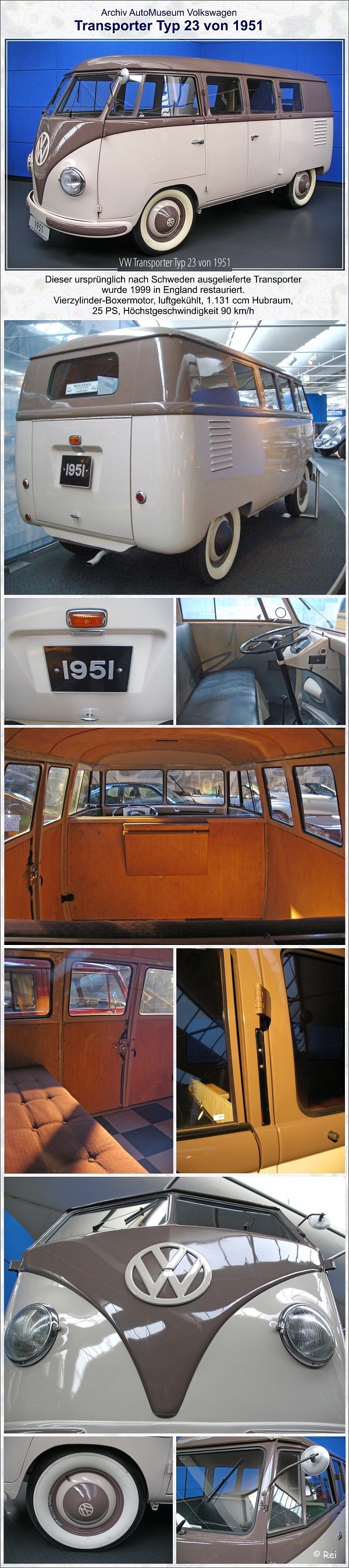 VW Transporter Typ 23 von 1951